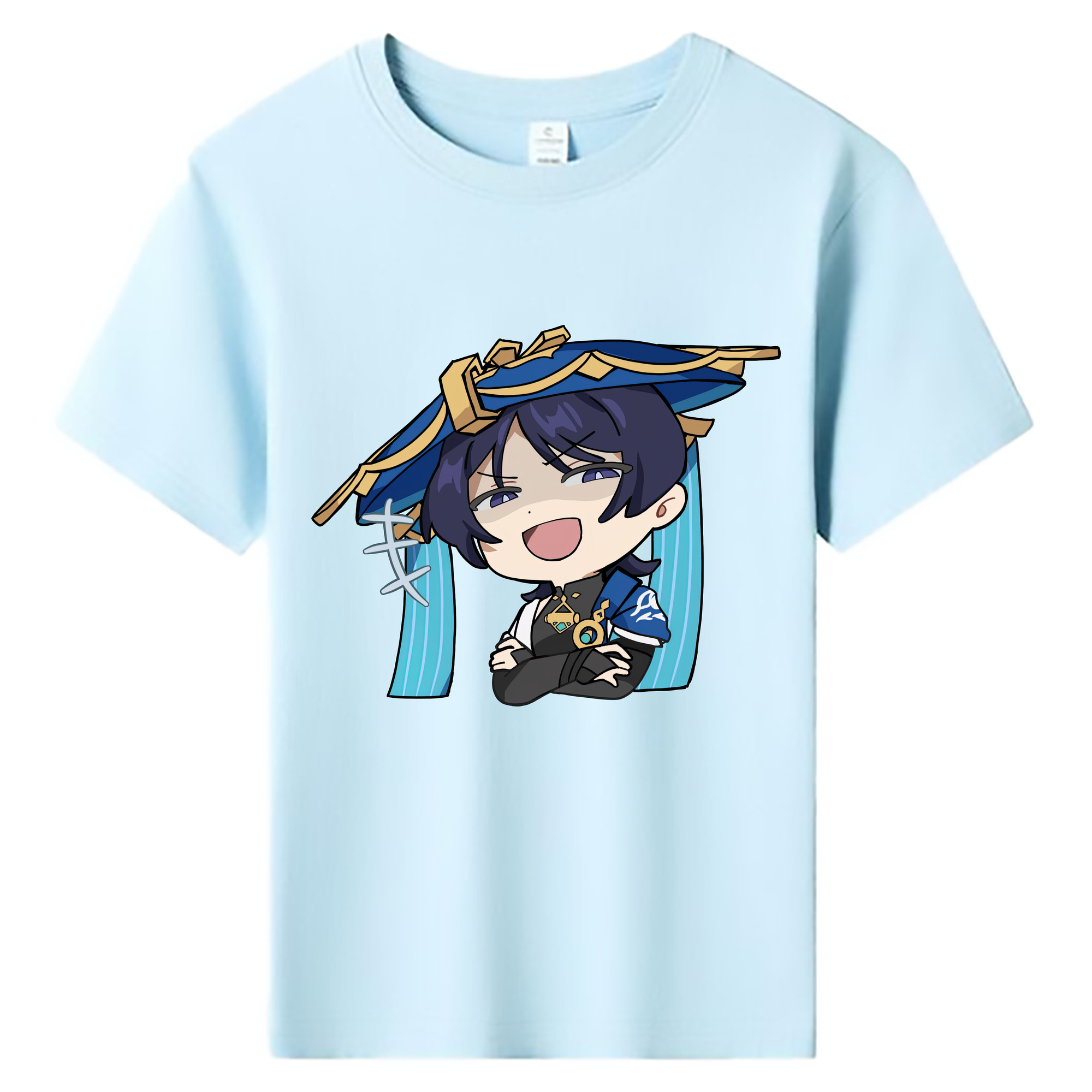 げんし神 さんペい genshin Sanpei 綿100％キッズTシャツ（フロントプリント）